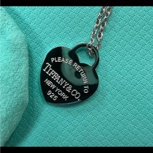 Tiffany & Co. Silver Heart Pendant Necklace